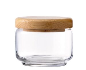 Банка для сыпучих продуктов OCEAN Stax 325 мл, H 76 мм, D 90 мм артикул 5B02511G0001