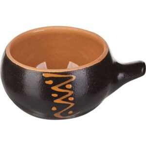 Кокотница Борисовская Керамика №1; 180мл; D9, H5см, керамика; черный артикул ЧУГ00000415