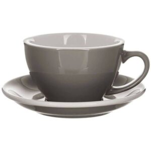 Кофейная пара Loveramics Egg 300ml цвет серый (taupe BTP) артикул 300-64BTP/65BTP