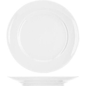 Тарелка Добрушский фарфоровый завод «Идиллия» мелкая; D17, H2см, фарфор, белый артикул 4C0289