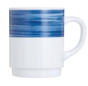 Кружка Arcoroc Brush 250 мл синий край /1/6/36/ артикул H3622