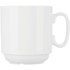 Кружка Добрушский фарфоровый завод «Лайт»; 300мл; D80, H87мм, фарфор, белый артикул 7С1718