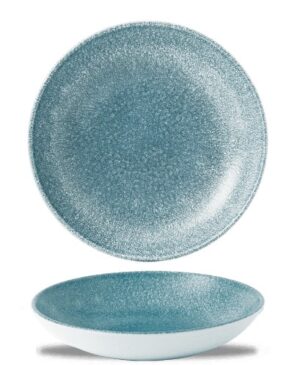 Салатник CHURCHILL Raku Topaz Blue 1140 мл, D 248 мм артикул RKTBEVB91