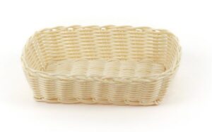 Корзина плетеная Клен бежевая L 245 мм, B 165 мм, H 60 мм артикул кт1915