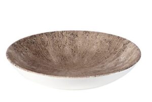 Салатник CHURCHILL Stone Zircon Brown 1140 мл, D 248 мм артикул STZBEVB91