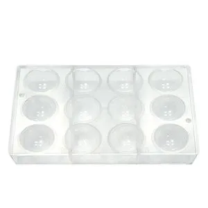 Форма для шоколада "Полусфера", 12 ячеек 50*25 мм, поликарбонат, P.L. Proff Cuisine