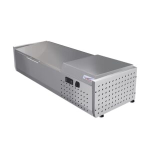 Настольная холодильная витрина ToppingBox НХВкр-2,5 (с крышкой)