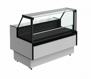 Холодильная витрина Carboma Praia 2 GC85 SL 1,25-1 с боковинами (9006-9005)