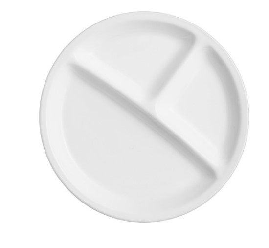 Менажница Arcoroc Restaurant 3-х секционная d 256 мм. артикул 57976