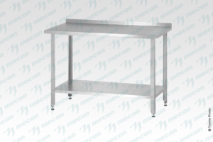 Стол производственный СПРн - 600*700*860 "Norma" (каркас цинк; полка перфорация, нерж. 430; ножка угловая)