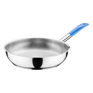 Сковорода MGSteel 3 л, D 280 мм, H 60 мм, нерж., синяя ручка винил артикул PFP28VBL