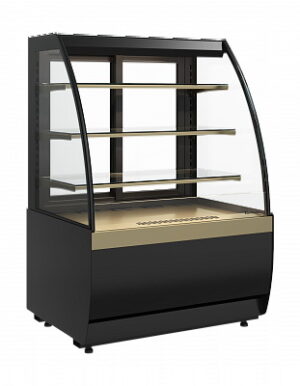 Витрина кондитерская Carboma Flandria 2 K70 VM 1,3-2 STANDARD открытая (версия 2.0) (9005-0109)