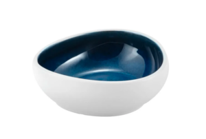 Соусник Le CoQ Abyssos 150 мл, L 111 мм, B 105 мм, H 40 мм, белый, синий артикул LABY028BL224110