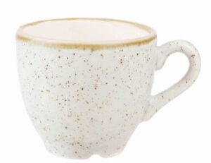 Чашка кофейная Stonecast White Speckle 100 мл, D 65 мм, H 55 мм артикул SWHSCEB91