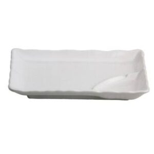 Блюдо Sabotage Design Киото Вайт 21*14,6*3 см с подсоусником /1/ артикул 25066A/PT212