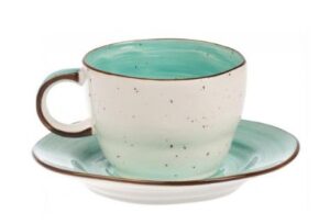 Чайная пара P.L. Proff Cuisine Fusion Ocean 200 мл, D 85 мм, H 62 мм артикул 73024275/73024338/73