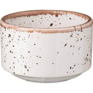 Сахарница Борисовская Керамика «Пунто Бьянка» 350мл; D100, H65мм; фарфор; белый, черный артикул ФРФ88802651