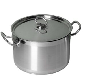 Кастрюля MGSteel нерж. тройное дно с крышк. (индукция) d 255 мм. 7,0 л. артикул 141