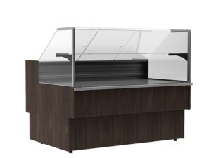 Витрина холодильная Carboma Bavaria 2 GC110 SV 1,5-1 (ВХСр-1,5) (1005 Венге)