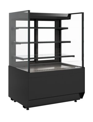 Витрина холодильная Carboma Cube 2 KC70 VM 1,3-2 STANDARD открытая без боковин (версия 2.0) (9005)