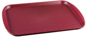 Поднос RESTOLA 493х352 мм, полистирол, бордовый артикул 422106621