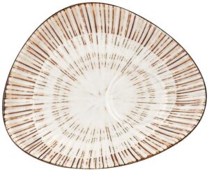 Блюдце By Bone Tinta Legna L 140 мм, B 110 мм артикул TN-LG-ZT-02-STB