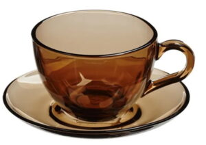 Чайная пара PASABAHCE 180 мл, D 90 мм, H 66 мм артикул 97948/b/bronze