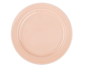 Тарелка мелкая Башкирский фарфор Акварель Принц D 200 мм, H 20 мм, розовый артикул ИТМ 03.200.А.Р