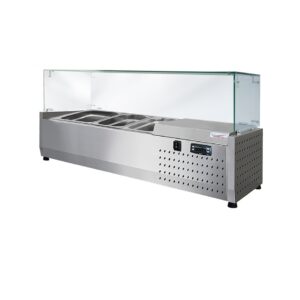 Настольная холодильная витрина ToppingBox НХВсп-2,5 (с прямоугольным стеклом)