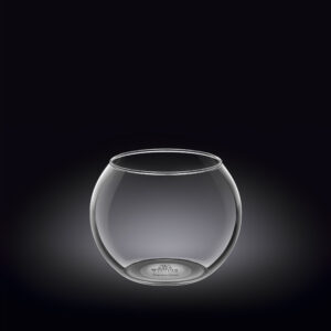 Ваза для цветов Wilmax Thermo Glass D 100 мм, H 80 мм артикул 888969