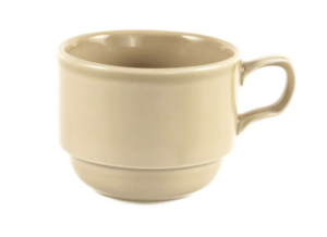 Чашка чайная Башкирский фарфор Акварель Браво 200 мл, D 85/110 мм, H 67 мм, бежевый артикул ИЧШ 30.200.А.Б
