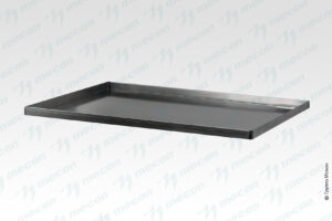 Противень для выпекания ПДВ - 460*330*10, черная сталь, сплошной, 4 борта