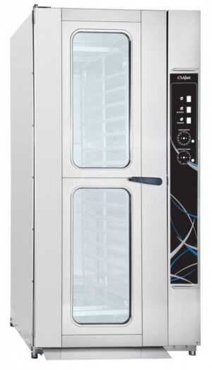 Расстоечный шкаф Abat ШРТ-16М черный дизайн, два стекла