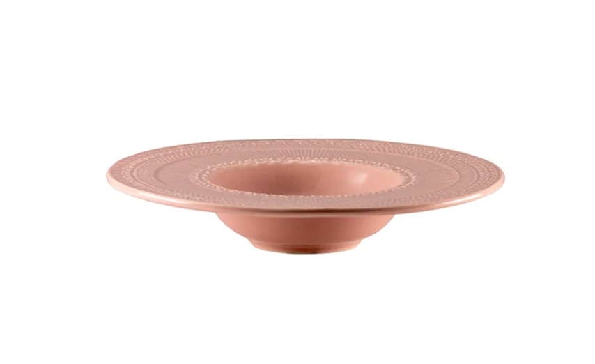 Тарелка для пасты Le CoQ Skalistos 200 мл, D 230 мм, H 40 мм, розовый артикул LSKA034RS006230
