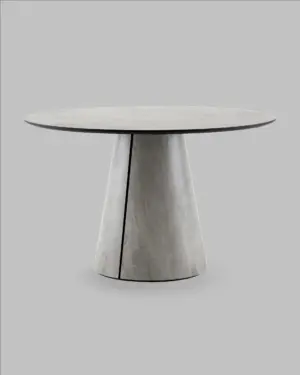 Стол круглый Стивенсон D120 столешница HPL метрополитан