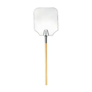 Лопата для пиццы алюминий с деревянной ручкой (лопата 356*406,ручка 50см)