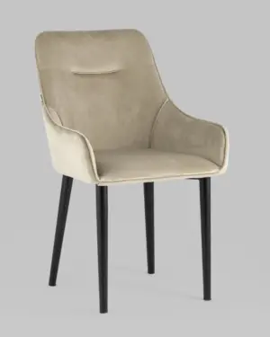 Стул Джоан велюр бежевый 2 шт