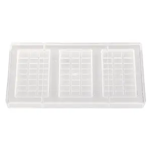 Форма для шоколада "Шоколадная плитка" 3 ячейки 100*62*9 мм, поликарбонат, P.L. Proff Cuisine