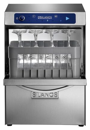 Машина стаканомоечная с фронтальной загрузкой Silanos S 021 DIGIT с дозаторами и помпой