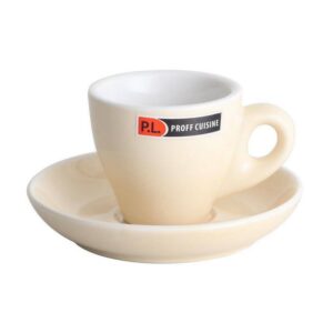 Кофейная пара P.L. Proff Cuisine Barista 80 мл, D 67 мм, H 57 мм, бежевый артикул 10616/10617