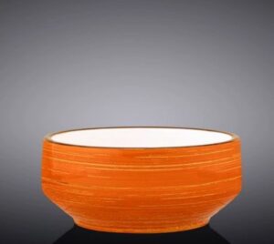 Бульонница Wilmax Spiral оранжевая 400 мл, D 125 мм артикул WL-669338/A