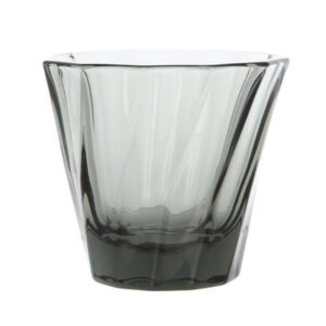 Стакан Loveramics Urban Glass 120ml Twisted Cortado Glass, цвет черный артикул