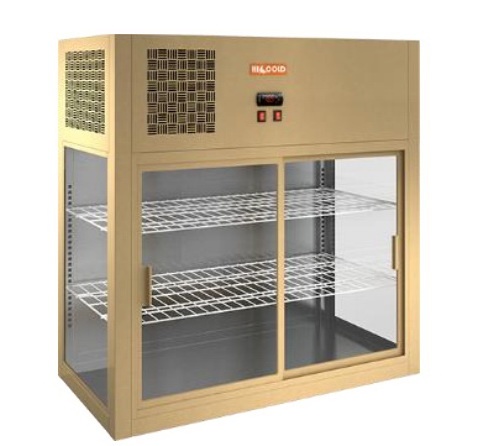 Настольная холодильная витрина HiCold VRH 990 Beige