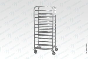 Тележка-шпилька ТШГп - 385*560*1800 "Profi Inox", 12 уровней гастроемкостей GN1/1