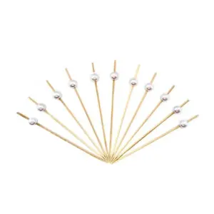 Шпажки Пика "Жемчужина ", 7 см, бамбук, 100 шт