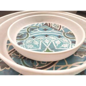 Соусник P.L. Proff Cuisine Damask Blue 175 мл, D 123 мм, H 26 мм артикул JW35105-TAI