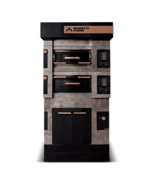 Печь для пиццы Moretti Forni S50E ICON C 16+C 30+парогенератор+зонт+расстойка L90