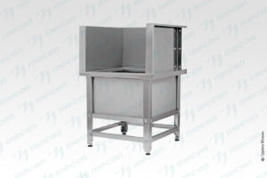 Ванна моповая сварная ВМСн - 530*530*500 (800) "Norma Zn", 1 м/о 430*430*200 (облицовка П-образная; ножка угловая)