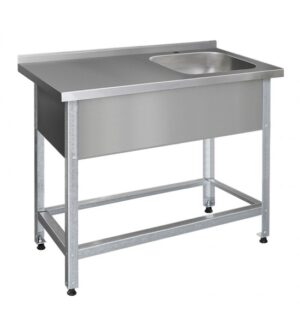 Ванна моечная цельнотянутая Финист ВМЛсц-1 (1200х600х850), м/о 500х400х250 мм