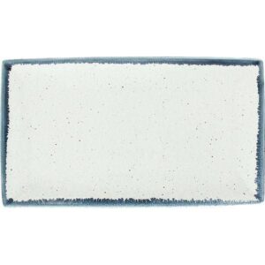 Блюдо для подачи Tognana Organica Mare 340х195 мм фарфор белый, синий артикул OC020343298